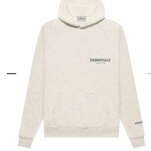 Fear of God Essentials Light Oatmeal Hoodie